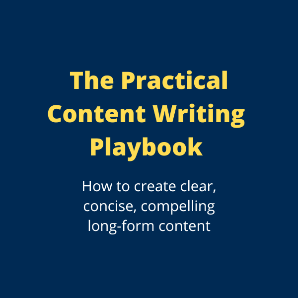 practical content writing playbook